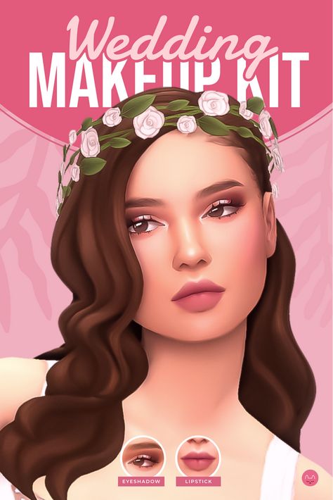 Wedding Makeup Kit | TwistedCat on Patreon Sims 4 Wedding Cc, The Sims 4 Skin, Makeup Cc, Sims 4 Cc Shoes, The Sims 4 Packs, Sims 4 Cc Makeup, Sims 4 Mm Cc, Sims 4 Cc Skin, Sims 4 Mm