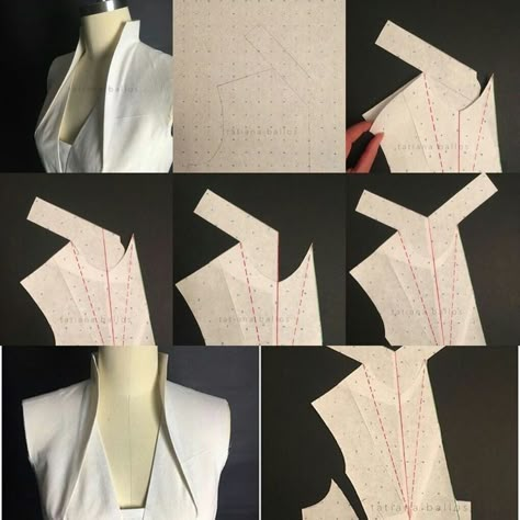 Pola Blus, Detail Couture, Sewing Collars, Sew Ins, Blouse Pattern Sewing, Creation Couture, Couture Sewing, Diy Sewing Clothes, Fashion Sewing Pattern