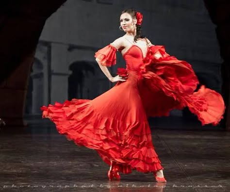 Dancer Olga Semionova...Mikhailovsky Ballet Spanish Dancer Costume, Flamenco Fashion, Dancer Poses, Spanish Dancer, Dancer Dress, Dancer Costume, Flamenco Dress, Flamenco Dancing, Ballet Clothes