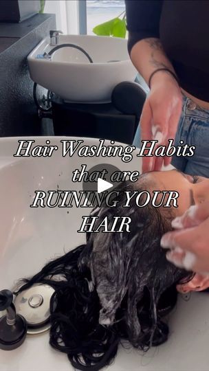 22K views · 1K reactions | You’ve probably heard it all before but LET ME EXPLAIN 📝

- Only shampooing once on washing day isn’t ACTUALLY cleaning your scalp/hair. 
The first shampoo is simply lifting & removing the dirt, oil, and debris off your scalp. The second shampoo is the one actually cleaning it and clarifying it. If you feel like you get oily too fast, or your hair never really feels cleaned, start with correcting this and I promise.. you’ll notice a difference immediately 🫣

- When you wash too often (everyday or every other day), you’re stripping too much of the natural oil off of your scalp, causing it to either 
1) Overproduce oil to compensate resulting in it feeling oily again FAST 
Or 
2) Drying it out causing an itchy flaky scalp 🫠 
I know it’s tough.. but when you star How To Shampoo Your Hair Correctly, Itchy Flaky Scalp, Flaky Scalp, Hair Washing, Scalp Oil, Natural Oil, Washing Hair, I Promise You, I Know It