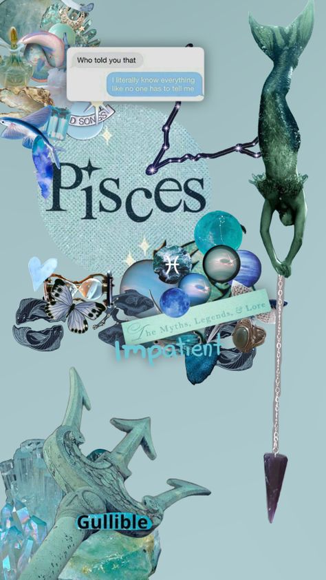 #pisces #pisceszodiacsign #piscesaesthetic #piscesmoodboard #piscescollage #piscesseason Ethereal Core, Pisces Art, Iphone Wallpapers, Your Aesthetic, Connect With People, Creative Energy, Mood Boards, Zodiac Signs, Mood Board