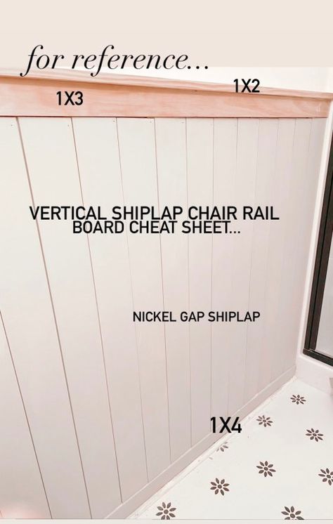 Shiplap Chair Rail Bedroom, Stairway Shiplap Ideas, Shiplap Wall With Chair Rail, Half Drywall Half Paneling, Vertical Painted Shiplap, Shelves On Each Side Of Window, Laundry Room Door Color, Shiplap Chair Rail Bathroom, Ledge On Staircase