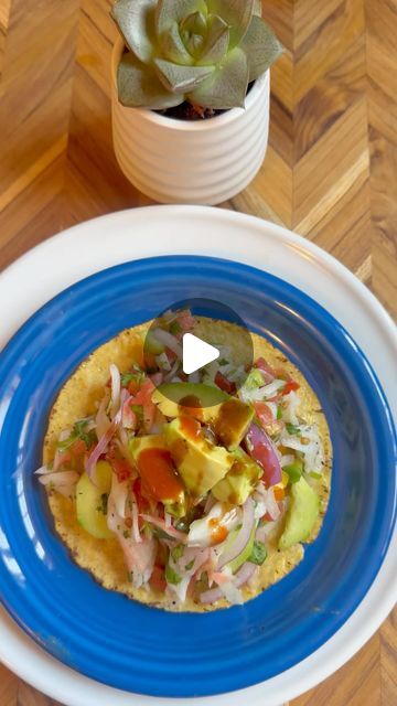 Dina  (Home cooked food) on Instagram: "Tostadas de Jaiba! This here is so refreshing and yummy! A must try. Recipe will be down below by tonight. 
#tostadas#imitationcrab#tasty#reelsinstagram#mexicanflavors#homemadefood#mexicanblogger#mexican" Home Cooked Food, Cooked Food, July 25, No Cook Meals, On Instagram, Instagram