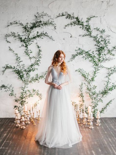 Sophisticated and intimate indoor wedding ideas via Magnolia Rouge Greenery Wedding Ideas, Wedding Venues Indoor, Indoor Wedding Ceremonies, Wedding Arch Flowers, Wedding Ceremony Backdrop, Indoor Ceremony, Red Wedding Dresses, Ceremony Backdrop, Indoor Wedding