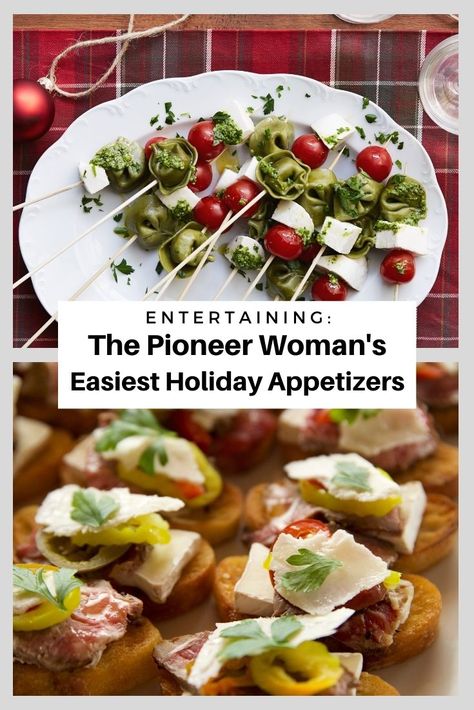 Ree Drummond Appetizers, Pioneer Woman Christmas Appetizers, Pioneer Woman Appetizers Holiday, Pioneer Woman Recipes Appetizers, Slow Cooker Fondue, Pioneer Woman Appetizer, Simple Holiday Appetizers, Pioneer Woman Appetizers, Goat Cheese Truffles