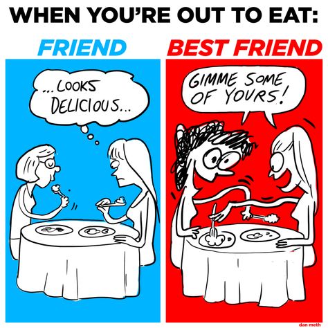 Because we all know you don't take your pants off and eat a brick of cheese in front of someone you just met. Best Friend Vs Friend, National Best Friend Day, Short Friendship Quotes, Best Friend Day, Friends Day, Friend Memes, Best Friends Funny, Bff Quotes, Best Friend Quotes