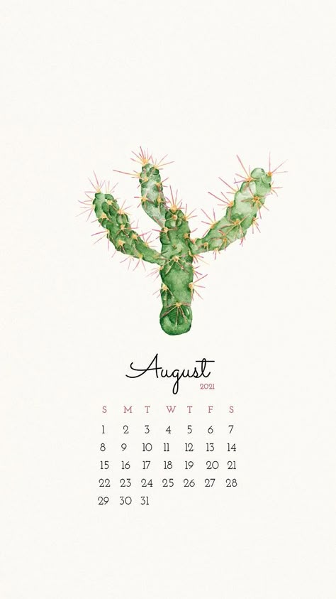 Iphone Wallpaper Vector, Calendario Aesthetic, Iphone Wallpaper Flowers, June Planner, Monthly Wallpapers, Cactus Backgrounds, August Wallpaper, Printable Yearly Calendar, 2021 Wallpaper