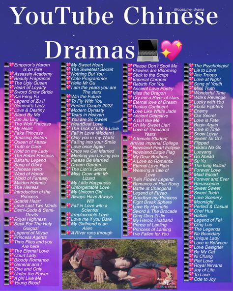 Chinese Drama Name List, Love Triangle Kdrama List, Chinese Drama List To Watch On Youtube, C Drama Checklist, Kdrama 2023 List, Short Kdramas To Watch, Cdrama Recommendations, C Drama List To Watch, Cdrama Chinese List