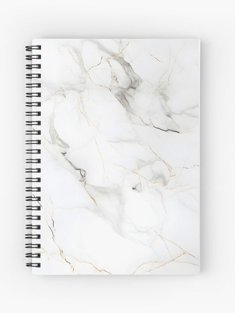 Uni Style, Pattern Journal, Journal Design, Marble Pattern, Modern Pattern, A Journal, Spiral Notebook, White Marble, Marble