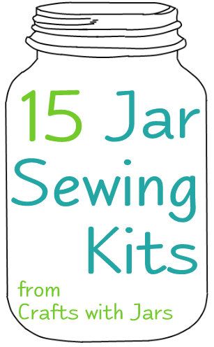 Crafts with Jars: Mason Jar Pin Cushions and Sewing Kits Crafts With Jars, Gifts For Sewers, Recycled Jars, Mason Jar Projects, Sewing Kits, Trendy Sewing, Mason Jar Gifts, Needle Book, Sewing Organization