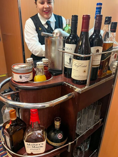 Disney Cruise Concierge Level Upgrade: A Mixed Review - Disney Cruise Line Concierge, Disney Concierge Cruise, Disney Cruise Packing List, Cocktail Trolley, Bibbidi Bobbidi Boutique, Castaway Cay, Packing List For Cruise, Royal Tea, Packing For A Cruise