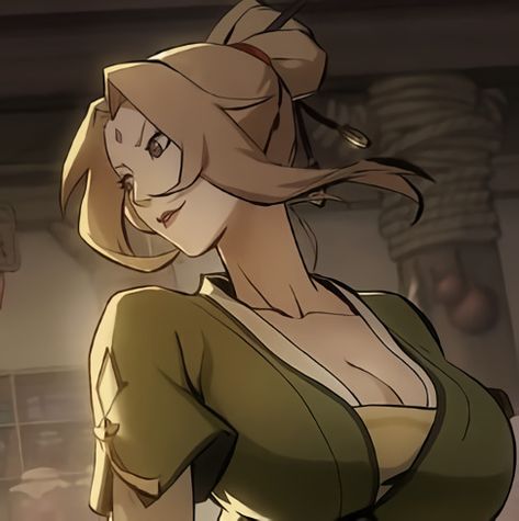 Tsunade Pfp Icon, Lady Sundae Naruto, Tsunade Fan Art Naruto, Lady Tsunade Art, Lady Tsunade Icons, Naruto Lady Tsunade, Tsunade Senju Art, Naruto Tsunade Senju, Tsunade Senju Fanart