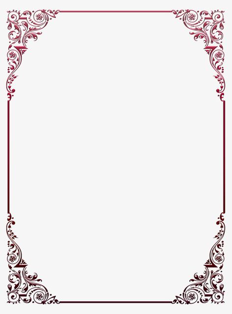 Letter Frame Design, Border Png Aesthetic, Letter Background Design, A4 Border Design, Letter Borders, Calligraphy Borders, Letter Frame, Coral Draw, Christian Birthday