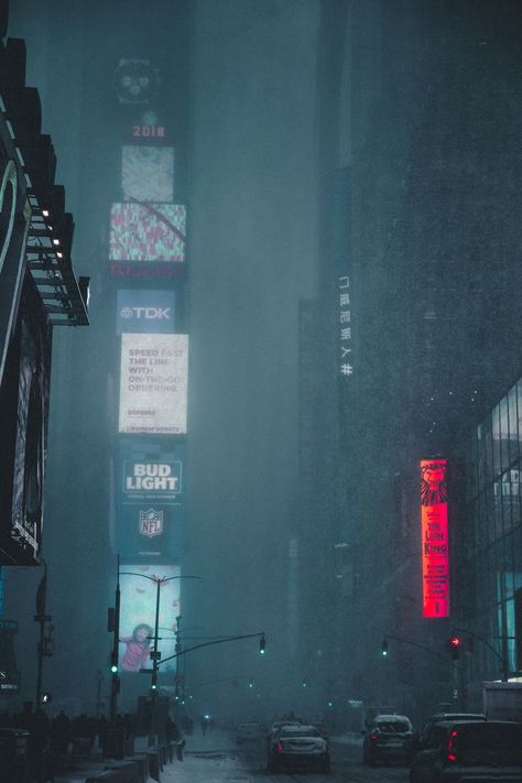 Neon City. photo by Andre Benz (@trapnation) on Unsplash #rainphotography New York Rain, Ville Cyberpunk, Rainy Mood, Rain Photo, Rain Wallpapers, New Retro Wave, Cyberpunk City, Dark City, Arte Cyberpunk