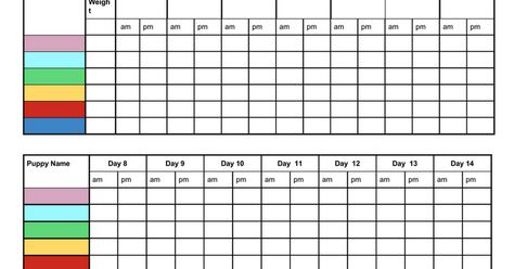 FREE Printable Whelping Litter Weight Charts, Chart for breeders, litter records | To customize, copy and paste into a new document Puppy Weight Chart Printable, Whelping Charts Free Printable, Puppy Chart, Neonatal Kitten, Cat Weight Chart, Raising Puppies, Labrador Puppy Training, Whelping Puppies, Pet Health Record