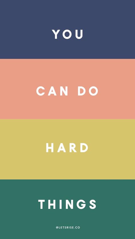 Inspirational Mantras, I Can Do Hard Things, Wallpaper Positive, Living Intentionally, Iphone Quotes, Do Hard Things, Rachel Hollis, Motivational Quotes Wallpaper, Motivation Monday