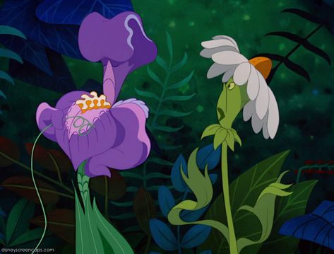 The Flowers | Alice in Wonderland Wiki | Fandom Flowers Alice In Wonderland, Wonderland Flowers, Alice In Wonderland Flowers, Alice In Wonderland 1951, Alice In Wonderland Aesthetic, Wonderland Tattoo, White Rabbits, Yellow Daisies, Pinturas Disney