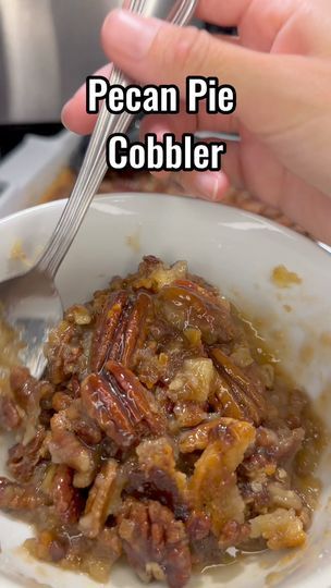 1M views · 23K reactions | Pecan Pie Cobbler!! 🦃🍁 | Cooking With Katie Cross Katie Cross Pecan Pie Cobbler, Pecan Pie Cobbler Katie Cross, Katie Cross Recipes, Cooking With Katie Cross, Pecan Pie Cobbler Easy, Best Hashbrown Casserole, Crockpot Pecan Pie, Pecan Pie Cobbler Recipe, Christmas Dessert Cookies