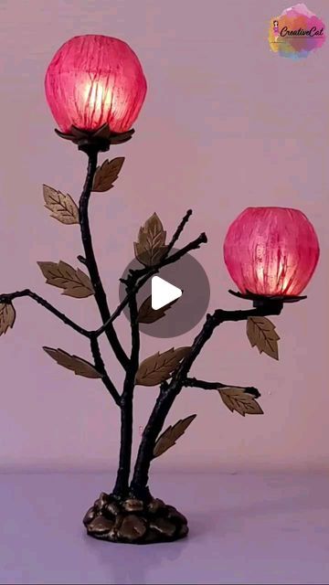 Creative Lamps Diy, Plastic Bottle Crafts Diy, Creative Arts Therapy, Creative Lamps, Diljit Dosanjh, Use Of Plastic, Plastic Bottle Crafts, Indian Folk Art, Easy Craft Projects