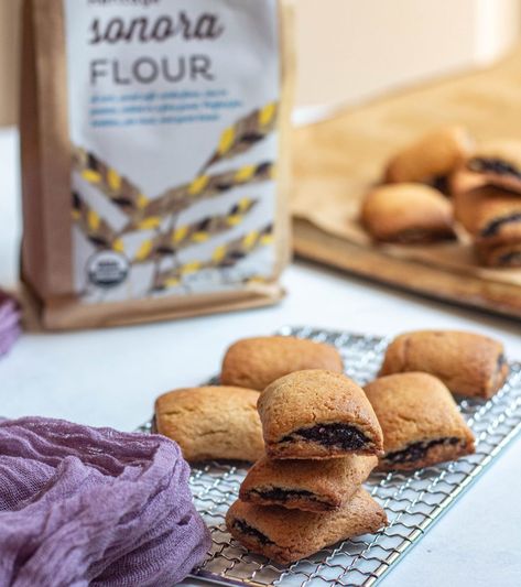 Blueberry Fig Bars, Fried Pastries, Healthier Treats, Fig Bars, Fig Recipes, Dried Blueberries, Dried Figs, Flour Recipes, Biscuit Cookies