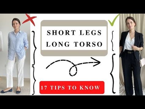 Unlock the secrets to flatter your figure with our ultimate guide to dressing for a long torso and short legs. Short Legs Long Torso, Chic Capsule Wardrobe, Long Torso, Short Legs, Do You Feel, Styling Tips, Capsule Wardrobe, To Look, That Look