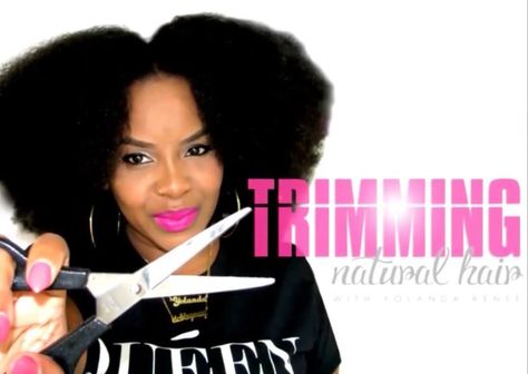 Need A Trim? Here Are 4 Ways To Trim Your Natural Hair Trimming Natural Hair, Tips For Black Women, Trim Your Own Hair, Loc Method, Trim Hair, Hair Dusting, Hair Trimming, Hair Growth Secrets, Hair Regimen