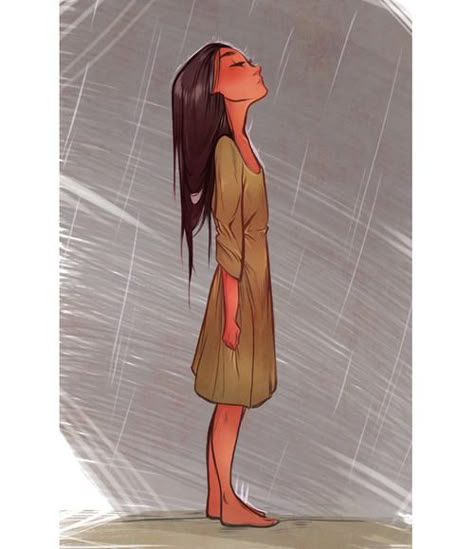 Nela Apple Excited For Summer, Standing In The Rain, Girl Standing, Arte Inspo, Jolie Photo, Salamanca, A Drawing, In The Rain, Character Drawing