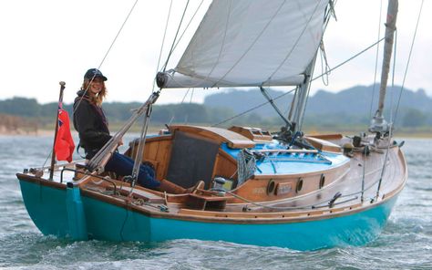 Classic Sailboat, Classic Sailing, Sailboat Design, Classic Yachts, Vintage Boats, Isles Of Scilly, Hand Pump, St Mary, Boat Design