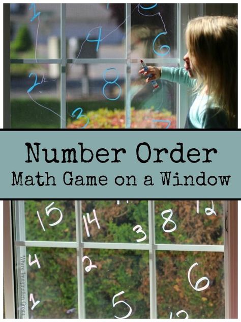 Simple number order preschool math game with window markers! A hands-on learning activity you can do on any window! Teach preschoolers and toddlers  number sequence on a window! And it wipes right off! #preschool #preschoolactivities #learninggames #mathgames #preschoolmath Number Activities For Preschool, Game For Preschoolers, Eyfs Maths, Number Activities Preschool, Numbers Activities, Number Learning, Preschool Math Games, Beginning Math, Window Markers