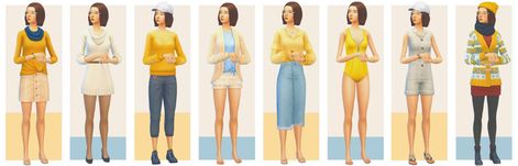 Vanilla Outfits, Sims Outfits, Sims Inspiration, Julie And The Phantoms, Outfits Female, Game Style, Save File, Sims 4 Characters, Sims Four