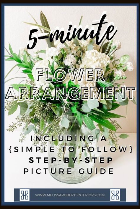 FRESH FLOWERS, 5 MINUTE FLOWER ARRANGEMENT, FLOWER ARRANGEMENT, HOW TO ARRANGE FLOWERS, FLOWER DIY, DIY FLOWER ARRANGEMENT, STEP BY STEP FLOWER ARRANGEMENT, FLOWER ARRANGING GUIDE Grocery Flowers, Easy Flower Arrangements Diy, Home Greenery, Decorating With Flowers, Flower Arranging Tutorial, Hydrangea Flower Arrangements, Floral Design Classes, Arrange Flowers, Fake Flower Arrangements