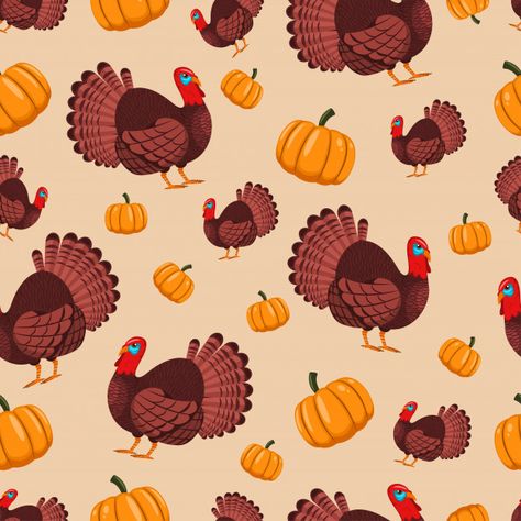 Turkey bird and pumpkin seamless pattern for holiday thanksgiving. cartoon for wallpaper, wrapping, packing, and backdrop. Premium Vector | Premium Vector #Freepik #vector #pattern #texture #ornament #paper Turkey Cartoon, Thanksgiving Cartoon, Turkey Bird, Thanksgiving Wallpaper, Cartoon Wallpaper Iphone, For Wallpaper, Cartoon Wallpaper, Wallpaper Iphone, Seamless Pattern