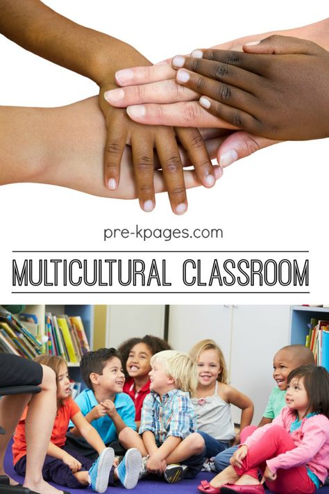 Tips for Supporting a Multicultural Classroom in Preschool and Kindergarten. Preschool Diversity, Teaching Diversity, Multicultural Classroom, Multicultural Activities, Diversity Activities, Diversity In The Classroom, Racial Equity, Diverse Learners, Pre K Pages