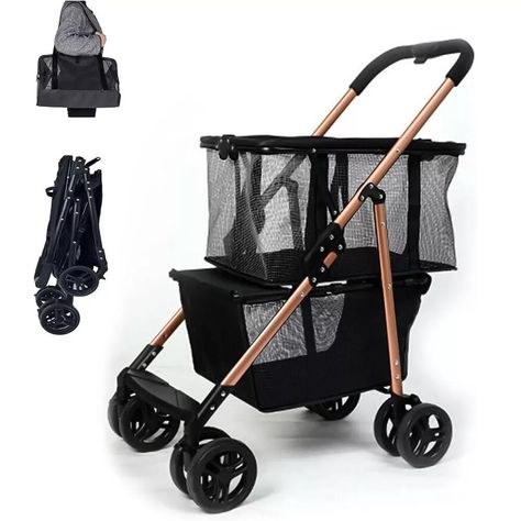 Faster shipping. Better service Portable Shopping Cart, Folding Shopping Cart, Folding Cart, Grocery Cart, Dog Stroller, Pet Stroller, Trolley Cart, Utility Cart, Basket Tote