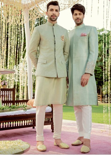 Marriage Dress For Men, Sadaf Fawad Khan, Reception Couple, Couple Dresses, Indian Wedding Suits Men, Raw Silk Kurta, Engagement Looks, Indian Wedding Clothes For Men, Men Attire