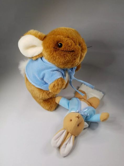 FREDERICK WARNE EDEN TOYS Soft Stuffed PETER RABBIT Plush Toy Easter Vtg | eBay Peter Rabbit Plush, Rabbit Plush Toy, Rabbit Doll, Boy Gifts, Mickey Mouse Clubhouse, Teddy Bear Plush, Bunny Plush, Pull Toy, Peter Rabbit