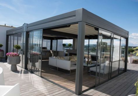 Rooftop Room, Roof Terrace Design, Glass House Design, Rooftop Patio Design, Penthouse Design, Roof Garden Design, Rooftop Terrace Design, Rooftop Design, Sunroom Designs