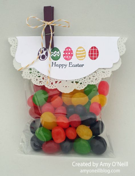 Easter Treat Holders, Easter School, Stampin Up Easter, Easter Treat Bags, Easter Gift Bags, Easter Favors, Easter Party Favor, Easter Tags, Candy Crafts