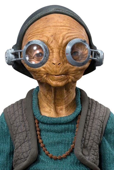 MAZ KANATA Star Wars Creatures, Maz Kanata, Star Wars Sequel Trilogy, Star Wars Species, Star Wars 7, Use The Force, Star Trek Star Wars, New Republic, Star Wars Costumes