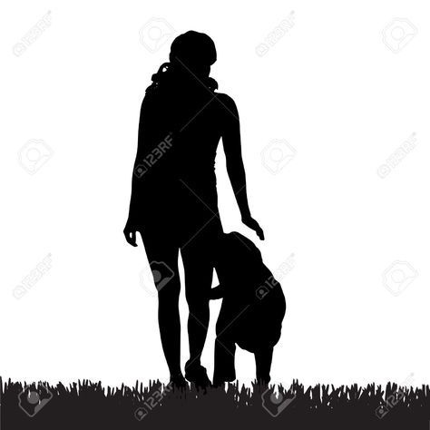 Pitbull Training, Silhouette Of A Woman, Pitbull Art, Black Dogs, Silhouette Tattoos, Silhouette People, City Silhouette, Me And My Dog, Vector Silhouette