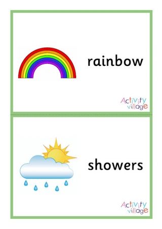 Spring Flashcards, Spring Vocabulary, Summer Lesson, Activity Village, Rainbow Activities, Make Learning Fun, Fun Learning, Vocabulary, Range