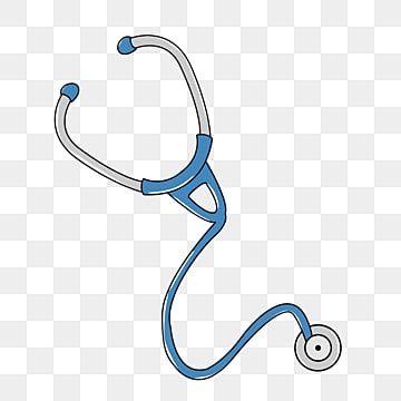 Medical Equipment Logo, Stethoscope Art, Stethoscope Clipart, Blue Stethoscope, Medical Clip Art, Health Illustration, Nurse Symbol, Heart Medical, Blue Clipart