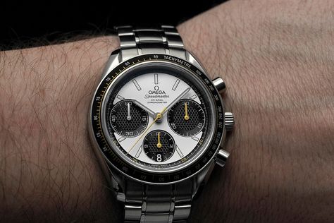 Omega-Speedmaster-Racing tempting Speedmaster Omega, Omega Speedmaster Racing, Time Traveller, Omega Speedmaster, Steel Bracelet, Samsung Gear Watch, Stainless Steel Case, Omega Watch, Chronograph