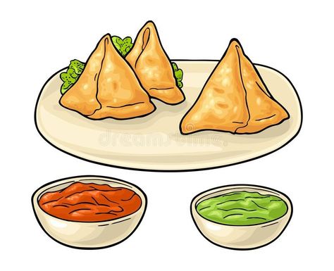 Samosa Drawing, Samosa, Drawing Images, I Hope, Tea, Canning, Drawings, Quick Saves