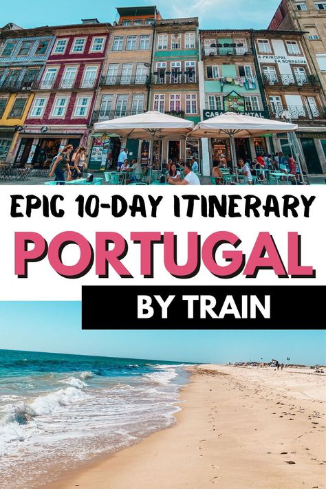 Portugal By Train, Portugal Itinerary 10 Days, Portugal Tourism, Day Trips From Porto, Portugal Itinerary, Porto Travel, Day Trips From Lisbon, Portugal Travel Guide, Douro Valley