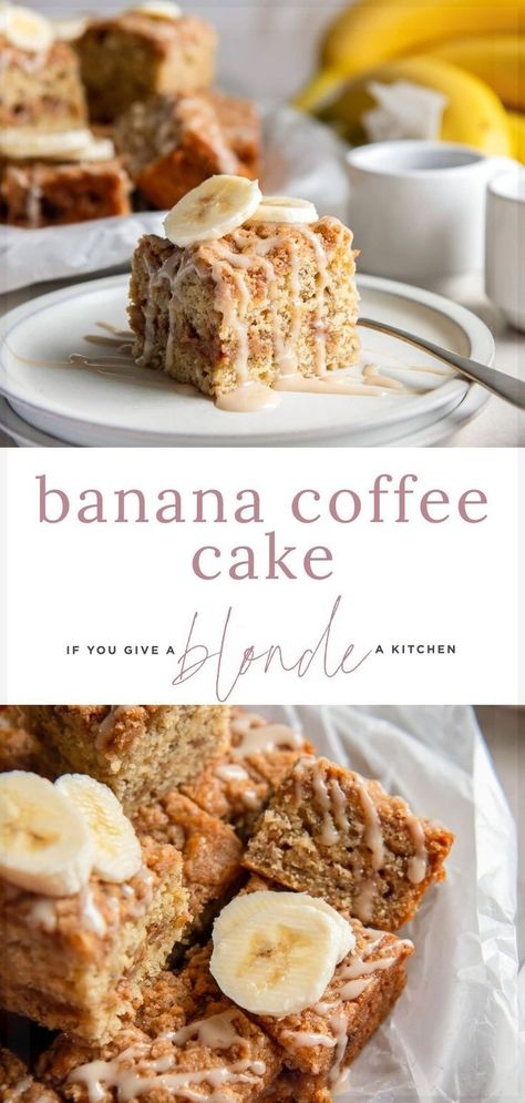 Coffeecake Muffins, Coffee Banana Bread, Nana Cake, Potato Egg Bake, Banana Coffee Cake, Brunch Pastries, Banana Coffee Cakes, Boozy Cupcakes, Best Brunch Recipes