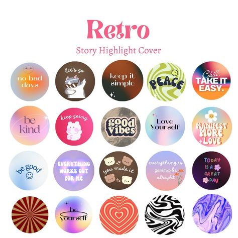 Instagram Highlight Covers Vintage, Vintage Aesthetic Highlight Cover, Aesthetic Vintage Highlight Covers, Retro Highlight Covers, Retro Ig Highlight Cover, Vintage Graduation, Motivational Stories, Beauty Guru, Story Highlights