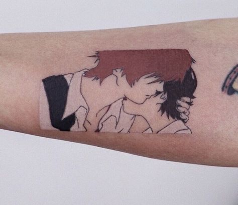 The Girl Who Leapt Through Time, Anime Tattoo, Sleeve Tattoo, Chest Tattoo, The Girl Who, Maple Leaf Tattoo, Insta Art, Hand Tattoos, Sleeve Tattoos