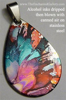 1486 best Art - Alcohol inks images Alcohol Ink Jewelry, Alcohol Ink Glass, Washer Jewelry, Wrapping Tutorial, Rings Wire, Wrapped Rings, Alcohol Ink Crafts, Ink Crafts, Splatter Paint