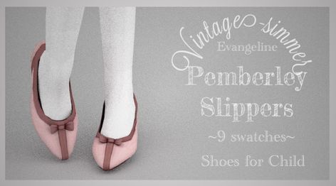 Rococo Shoes, Aesthetic Sims, Century Shoes, Victorian Shoes, Sims 4 Children, Princess Shoes, Sims 4 Cas, Sims 4 Game, Ballet Slippers